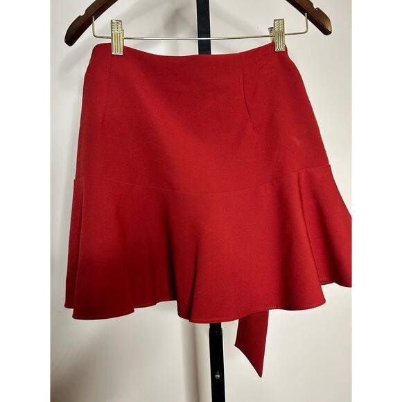 Zara Red Skorts!! - XL‎ With tie belt. Beautiful! - Picture 6 of 8